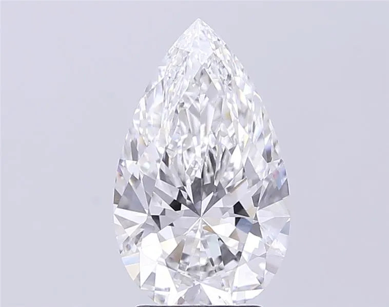 3.22ct Pear Lab Grown Diamond (Colour E, Clarity VS1, IGI Certified)