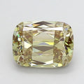 3.23ct Cushion modified Lab Grown Diamond (Colour Fancy Light Gray Yellow, Clarity VS1, IGI Certified)