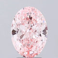 3.23ct Oval Lab Grown Diamond (Colour Fancy Vivid Pink, Clarity VVS2, IGI Certified)