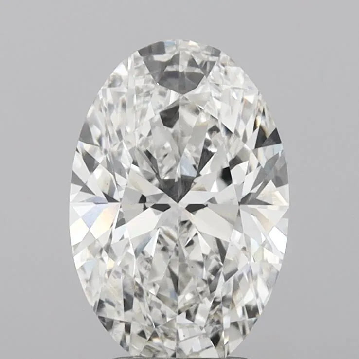 3.24ct Oval Lab Grown Diamond (Colour F, Clarity VVS2, IGI Certified)