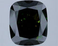 3.25ct Cushion modified Lab Grown Diamond (Colour Fancy Dark Green, Clarity VS2, IGI Certified)