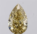 3.27ct Pear Lab Grown Diamond (Colour Fancy Pinkish Brown, Clarity SI1, IGI Certified)
