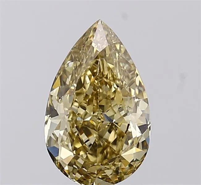 3.27ct Pear Lab Grown Diamond (Colour Fancy Pinkish Brown, Clarity SI1, IGI Certified)