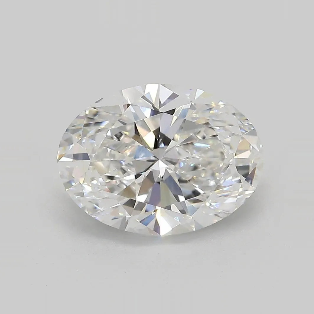 3.31ct Oval Lab Grown Diamond (Colour D, Clarity VVS2, IGI Certified)
