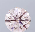 3.31ct Round Lab Grown Diamond (Colour Fancy Light Brownish Pink, Clarity VVS2, Cut ID, IGI Certified)