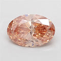 3.40ct Oval Lab Grown Diamond (Colour Champagne, Clarity VS1, Uncertified)