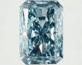 3.40ct Radiant Lab Grown Diamond (Colour Fancy Vivid Blue, Clarity VVS2, IGI Certified)