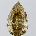 3.41ct Pear Natural Diamond (Colour Fancy Deep Brownish Yellow, Clarity VS2, GIA Certified)