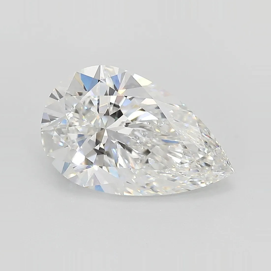 3.44ct Pear Lab Grown Diamond (Colour E, Clarity VS1, IGI Certified)