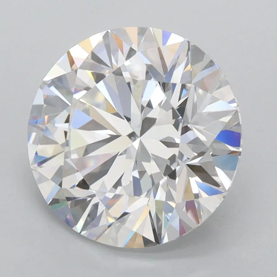 3.44ct Round Lab Grown Diamond (Colour D, Clarity FL, Cut ID, IGI Certified)
