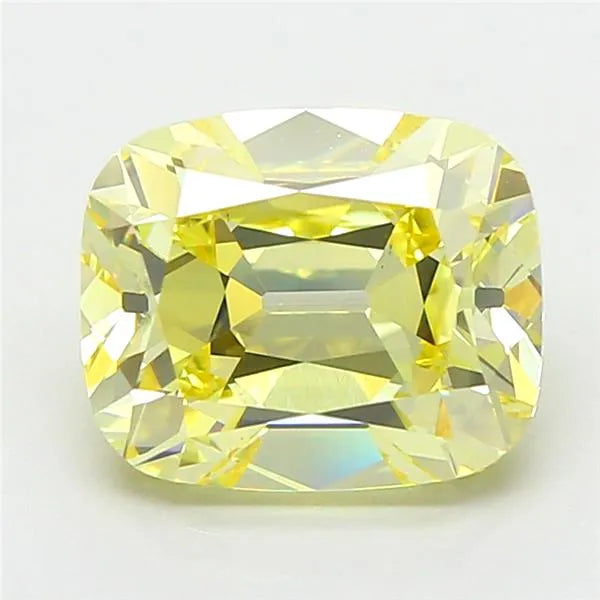 3.50ct Cushion brilliant Lab Grown Diamond (Colour Fancy Yellow, Clarity VS1, IGI Certified)