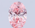 3.50ct Oval Lab Grown Diamond (Colour Fancy Intense Pink, Clarity VS1, IGI Certified)
