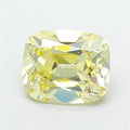 3.51ct Cushion brilliant Lab Grown Diamond (Colour Fancy Light Yellow, Clarity VS2, IGI Certified)