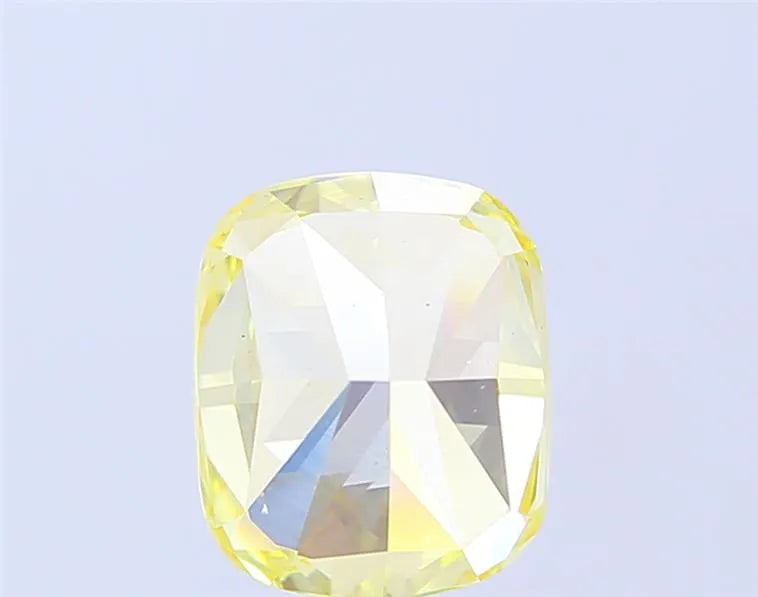 3.51ct Cushion modified Lab Grown Diamond (Colour Fancy Intense Yellow, Clarity VS2, IGI Certified)