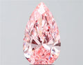 3.51ct Pear Lab Grown Diamond (Colour Fancy Vivid Pink, Clarity VVS2, IGI Certified)