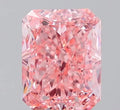 3.51ct Radiant Lab Grown Diamond (Colour Fancy Vivid Pink, Clarity VS1, Cut VG, IGI Certified)