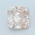 3.52ct Cushion modified Lab Grown Diamond (Colour Fancy Light Pinkish Brown, Clarity VS1, IGI Certified)