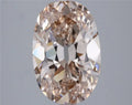3.52ct Oval Lab Grown Diamond (Colour Champagne, Clarity VS1, Cut EX, Uncertified)