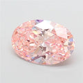 3.52ct Oval Lab Grown Diamond (Colour Fancy Vivid Pink, Clarity VS1, IGI Certified)