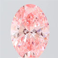 3.52ct Oval Lab Grown Diamond (Colour Fancy Vivid Pink, Clarity VS2, IGI Certified)