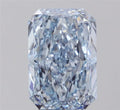 3.54ct Radiant Lab Grown Diamond (Colour Fancy Intense Blue, Clarity VVS2, Cut VG, IGI Certified)