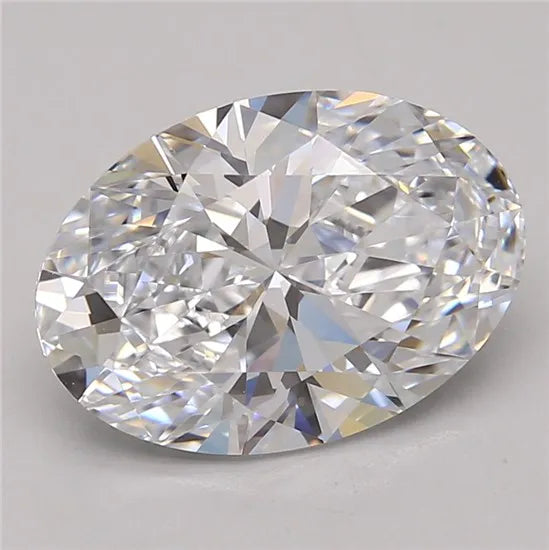 3.55ct Oval Lab Grown Diamond (Colour D, Clarity IF, Cut EIGHTX, GCAL Certified)