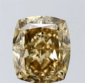 3.57ct Cushion brilliant Natural Diamond (Colour Fancy Dark Yellowish Brown, Clarity VS2, GIA Certified)