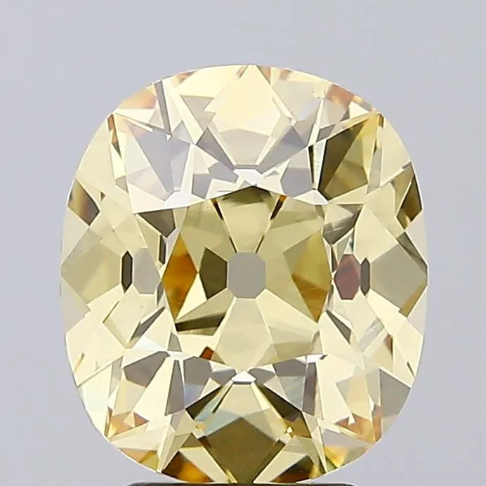 3.58ct Cushion brilliant Lab Grown Diamond (Colour Fancy Intense Yellow, Clarity VVS2, IGI Certified)