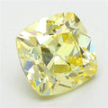 3.58ct Cushion modified Lab Grown Diamond (Colour Fancy Yellow, Clarity VS1, IGI Certified)