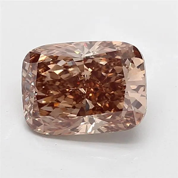 3.59ct Cushion brilliant Lab Grown Diamond (Colour Fancy Brown, Clarity VS1, Uncertified)