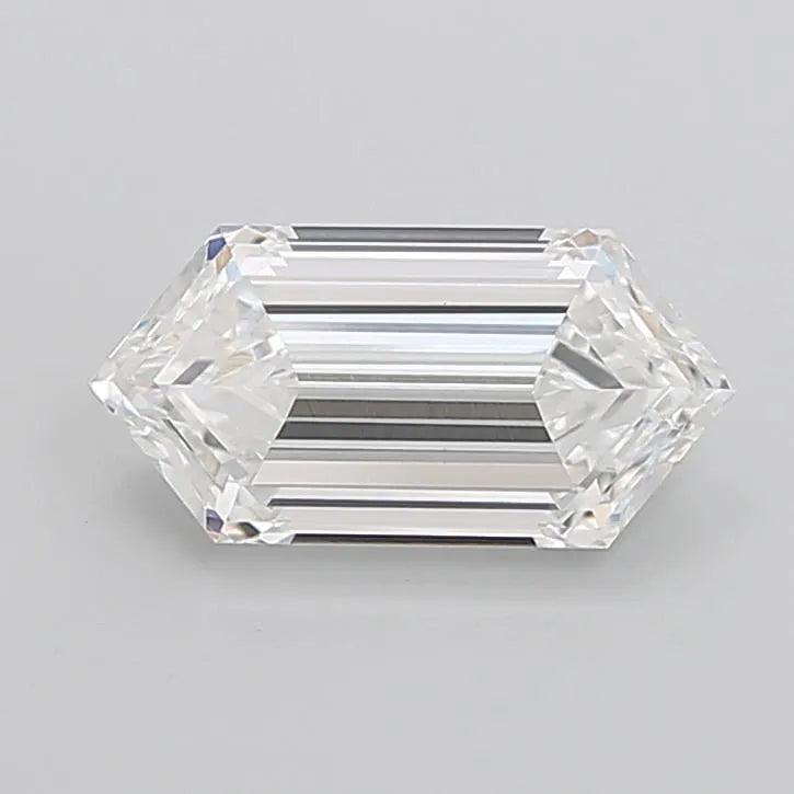 3.61ct Hexagonal Lab Grown Diamond (Colour E, Clarity VVS2, IGI Certified)