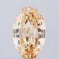3.61ct Oval Lab Grown Diamond (Colour Fancy Light Orangey Brown, Clarity VS1, IGI Certified)