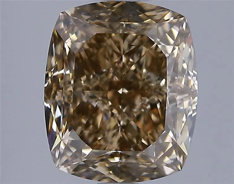 3.62ct Cushion modified Natural Diamond (Colour Fancy Dark Brown, Clarity SI1, GIA Certified)