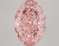 3.62ct Oval Lab Grown Diamond (Colour Fancy Vivid Pink, Clarity VS1, IGI Certified)