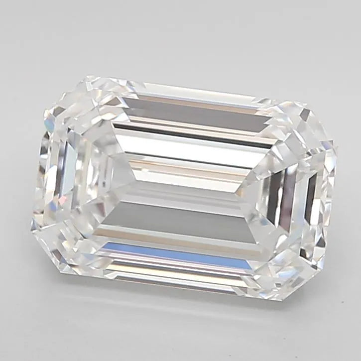 3.65ct Emerald Lab Grown Diamond (Colour D, Clarity VVS2, IGI Certified)