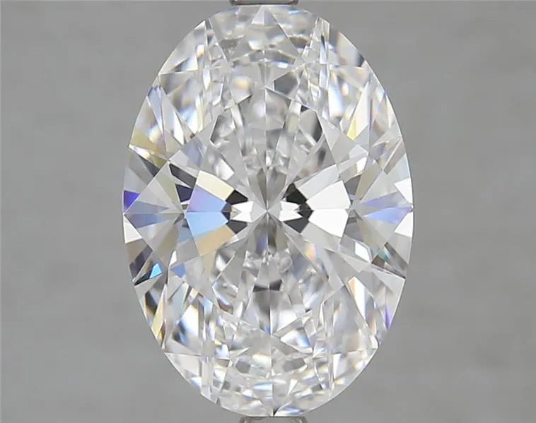 3.66ct Oval Lab Grown Diamond (Colour D, Clarity FL, Cut EX, IGI Certified)