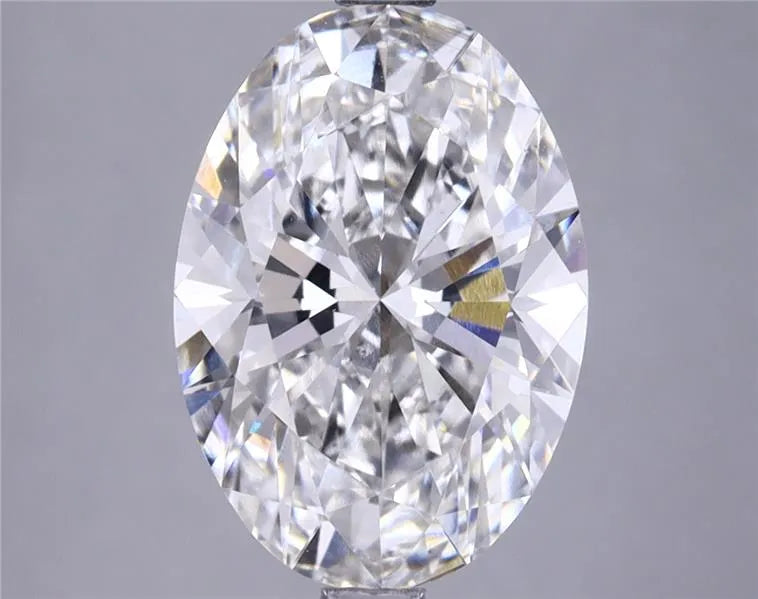3.67ct Oval Lab Grown Diamond (Colour G, Clarity VS2, IGI Certified)