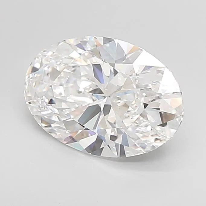 3.70ct Oval Lab Grown Diamond (Colour E, Clarity FL, Cut EX, IGI Certified)