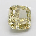 3.72ct Cushion modified Lab Grown Diamond (Colour Fancy Gray Yellow, Clarity VS1, IGI Certified)