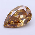 3.79ct Pear Lab Grown Diamond (Colour Fancy Brown, Clarity VS1, IGI Certified)