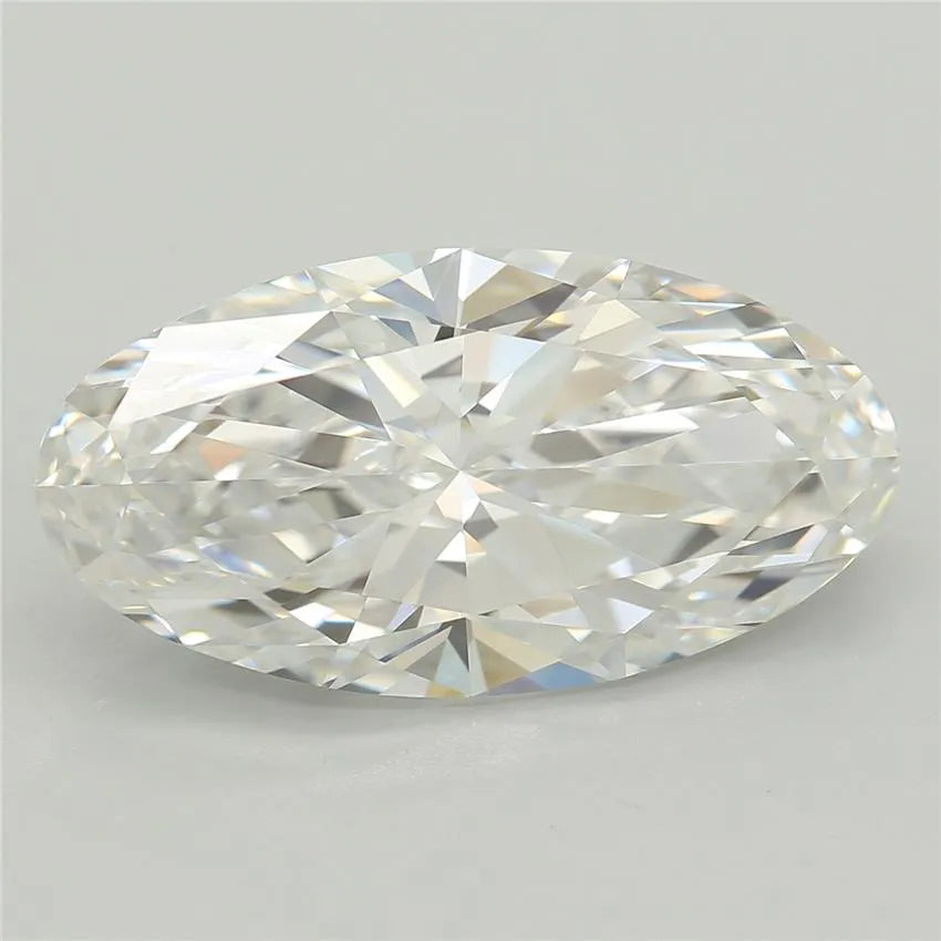 3.87ct Oval Lab Grown Diamond (Colour D, Clarity VVS2, IGI Certified)