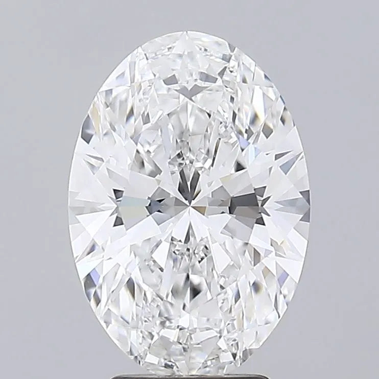 3.92ct Oval Lab Grown Diamond (Colour D, Clarity IF, IGI Certified)