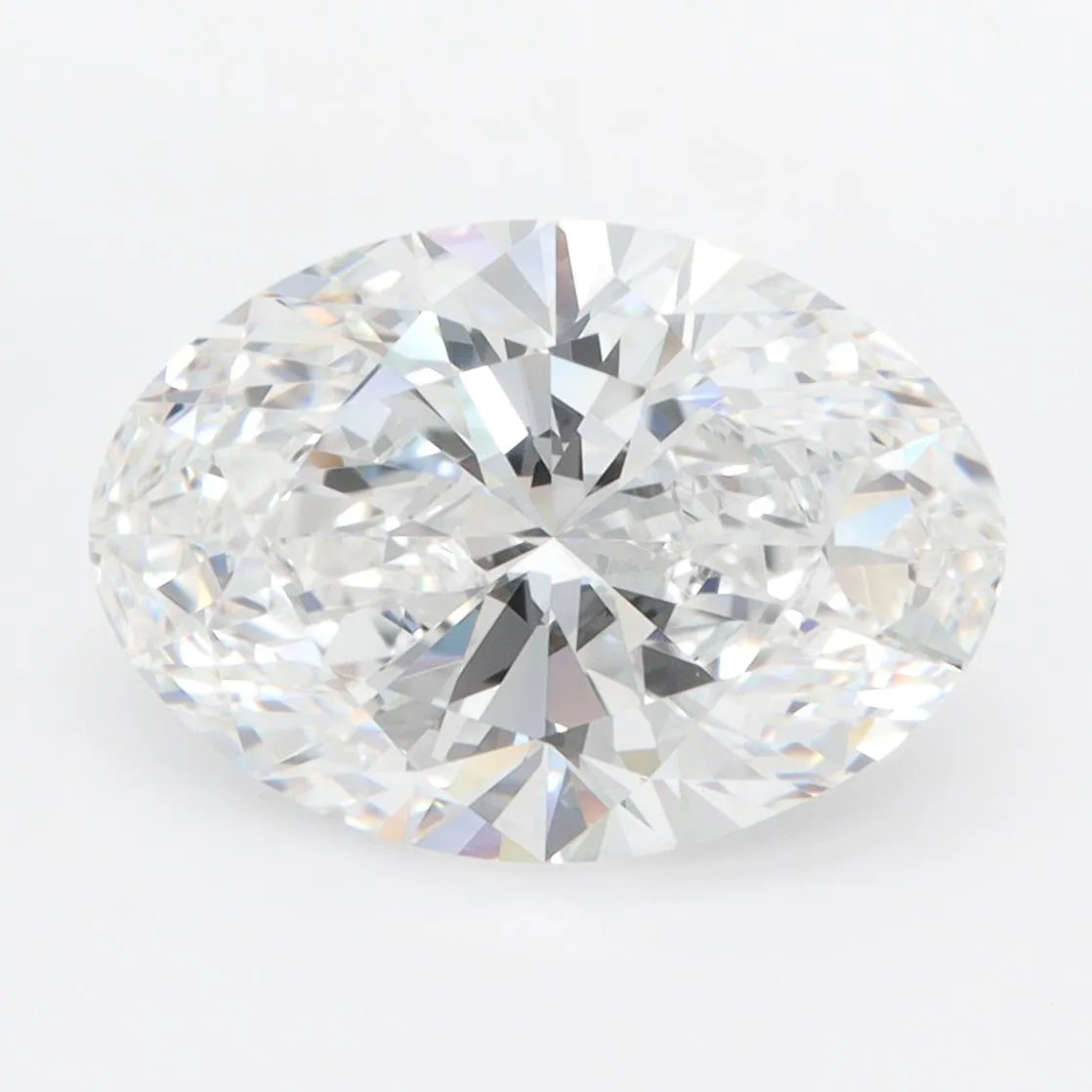 3.97ct Oval Lab Grown Diamond (Colour F, Clarity VVS1, IGI Certified)