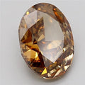 3.98ct Oval Lab Grown Diamond (Colour Fancy Brown, Clarity VS1, IGI Certified)