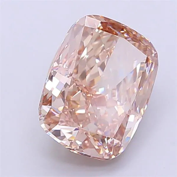 3.99ct Cushion brilliant Lab Grown Diamond (Colour Fancy Light Brown, Clarity VVS2, Uncertified)