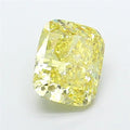 4.00ct Cushion modified Lab Grown Diamond (Colour Fancy Intense Yellow, Clarity VS2, IGI Certified)