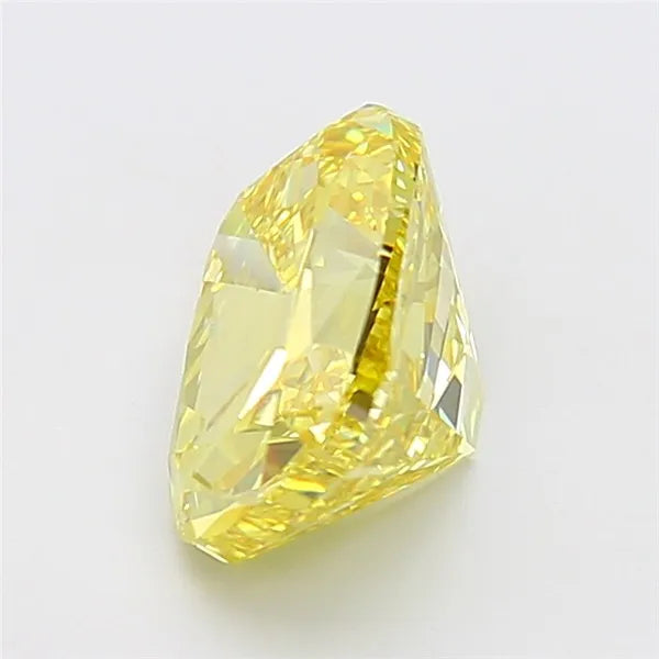 4.00ct Old miner Lab Grown Diamond (Colour Fancy Intense Yellow, Clarity VS2, Uncertified)