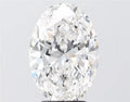 4.00ct Oval Lab Grown Diamond (Colour F, Clarity VS2, IGI Certified)