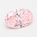 4.00ct Oval Lab Grown Diamond (Colour Fancy Vivid Pink, Clarity VVS2, IGI Certified)