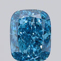 4.01ct Cushion modified Lab Grown Diamond (Colour Fancy Vivid Blue, Clarity I1, IGI Certified)